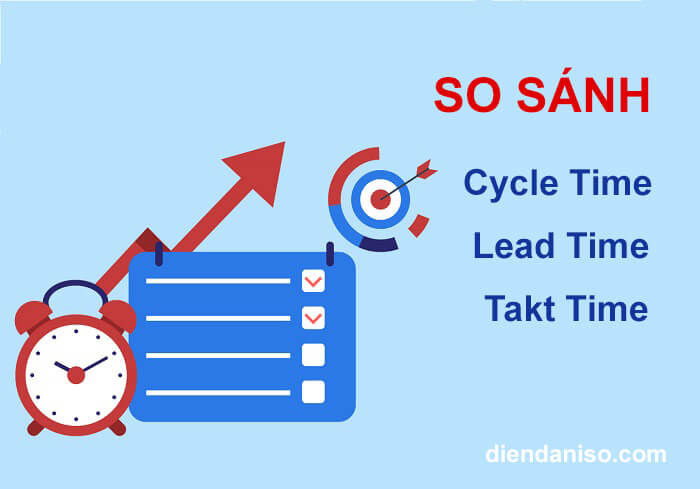 So sánh Cycle Time, Takt Time và Lead Time