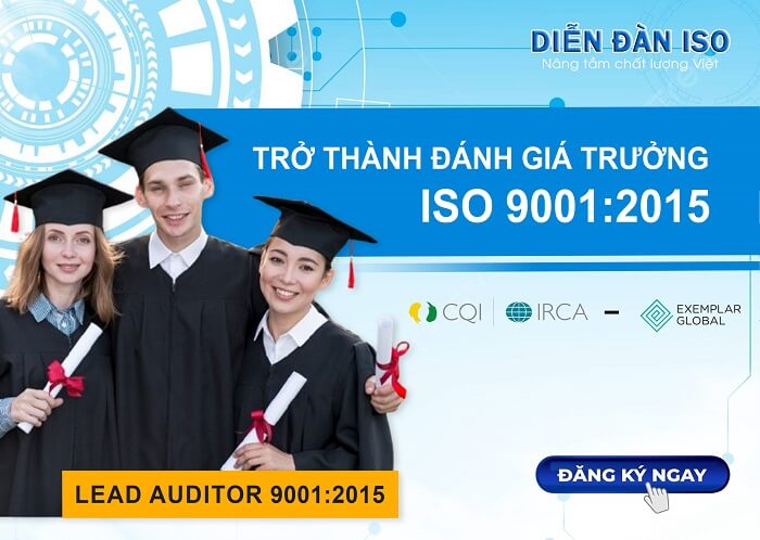 khóa học lead auditor iso 9001:2015